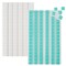 hitsuki Adhesive Poster Sticky Tack Putty Multipurpose Mounting Putty Tacky Putty, Sticky Putty Poster Ticky Tack Wall Putty for Hanging Things Pictures Reusable Removable,192 Pcs,Light Blue+White
